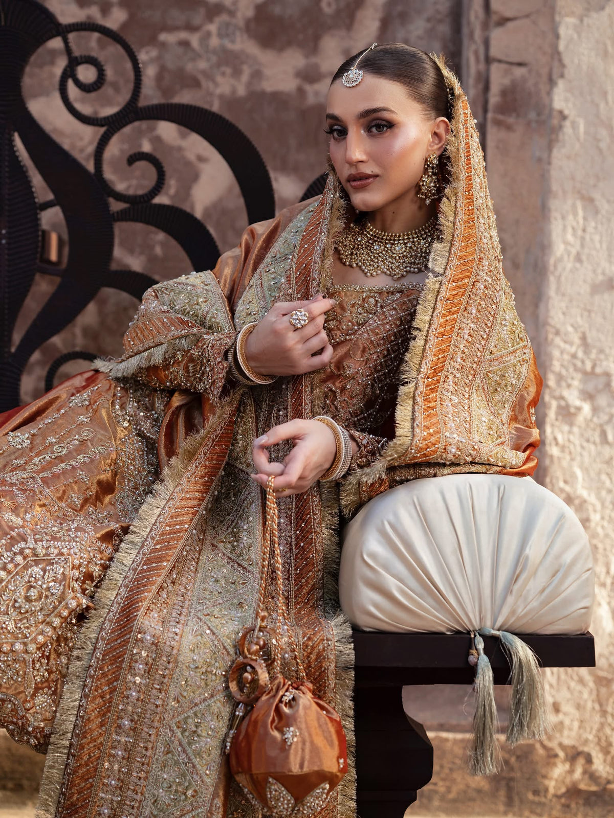 Bronze dress LebaasOnline