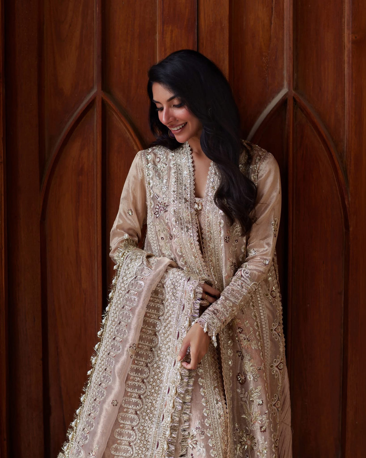 Afrozeh wedding party dress at LebaasOnline