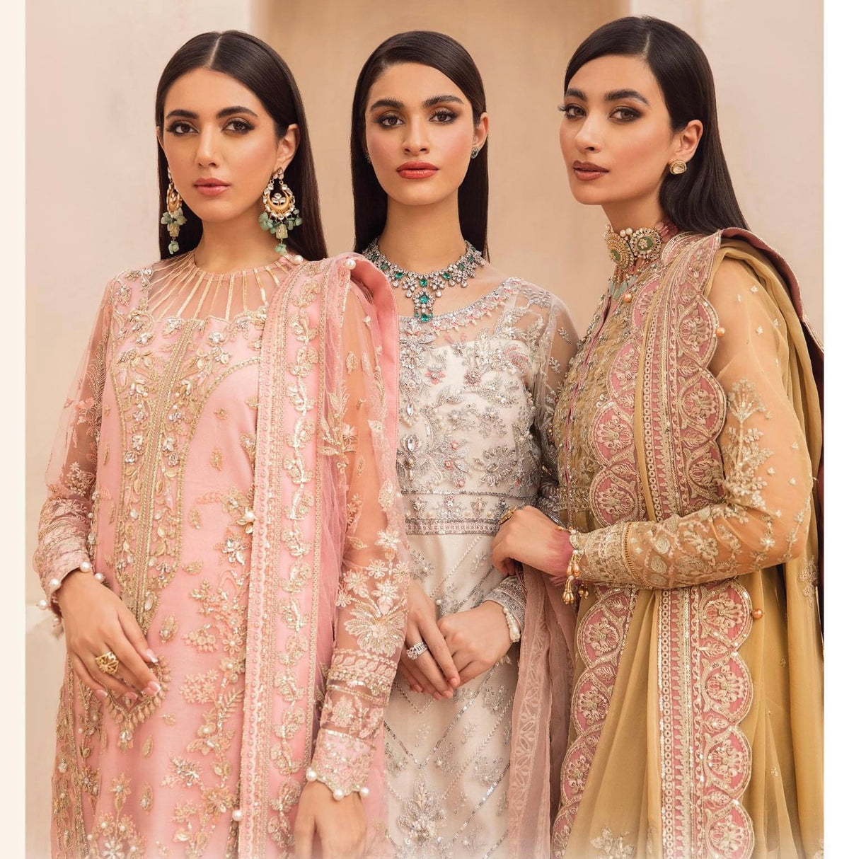 Gulaal Wedding Dresses for Indian and Pakistani wedding function and bataat