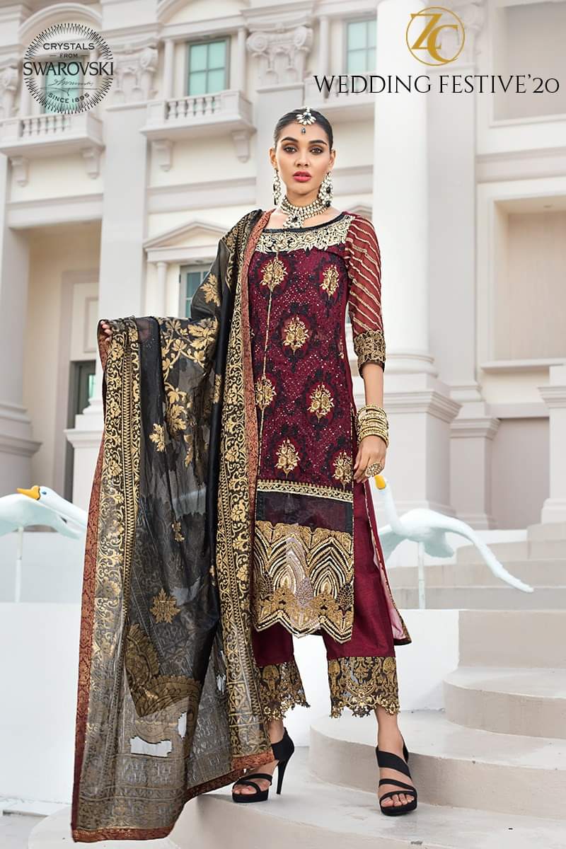ZAINAB CHOTTANI | PAKISTANI WEDDING DRESSES | LEBAASONLINE