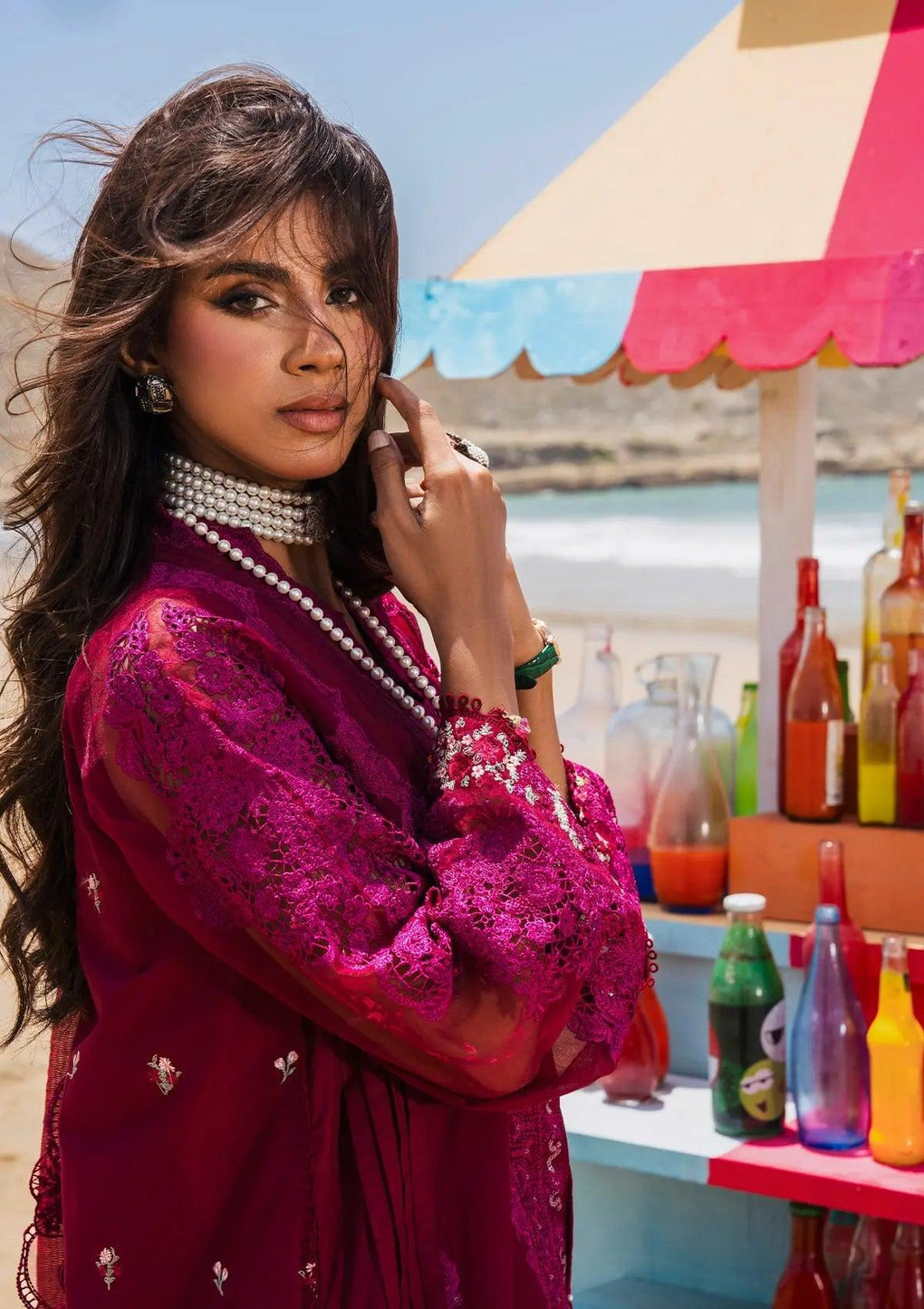 ELAF | HAI KUCH" FESTIVE LAWN 2024 | EHK-01B Gulzar - LebaasOnline