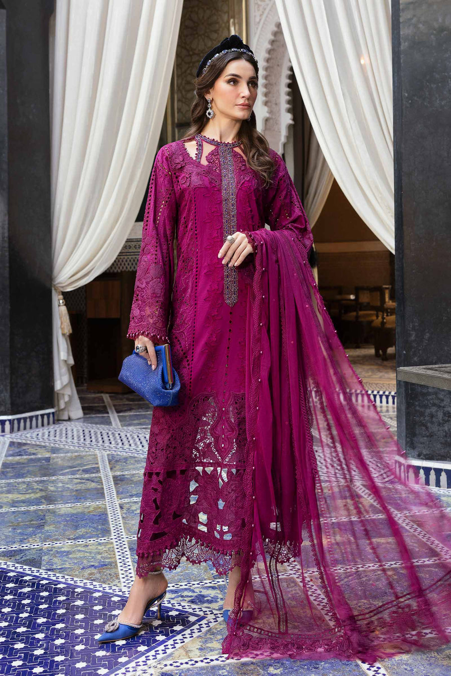 Shop the latest Luxury Lawn collection of Maria B Lawn 2025 Clothes Unstitched/ready 3 Piece Suits for Winter 2025 and also for Spring/Summer. Available for customisation at LebaasOnline. Maria B's latest lawn, digital print attire and MBROIDERED Pakistani Suits for Women in the UK, USA