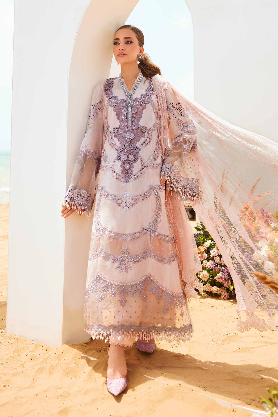 Shop the latest Luxury Eid Lawn collection of Maria B Eid Lawn 2025 Clothes Unstitched/ready 3 Piece Suits for Winter 2025 and also for Spring/Summer. Available for customisation at LebaasOnline. Maria B's latest lawn, digital print attire and MBROIDERED Pakistani Suits for Women in the UK, USA
