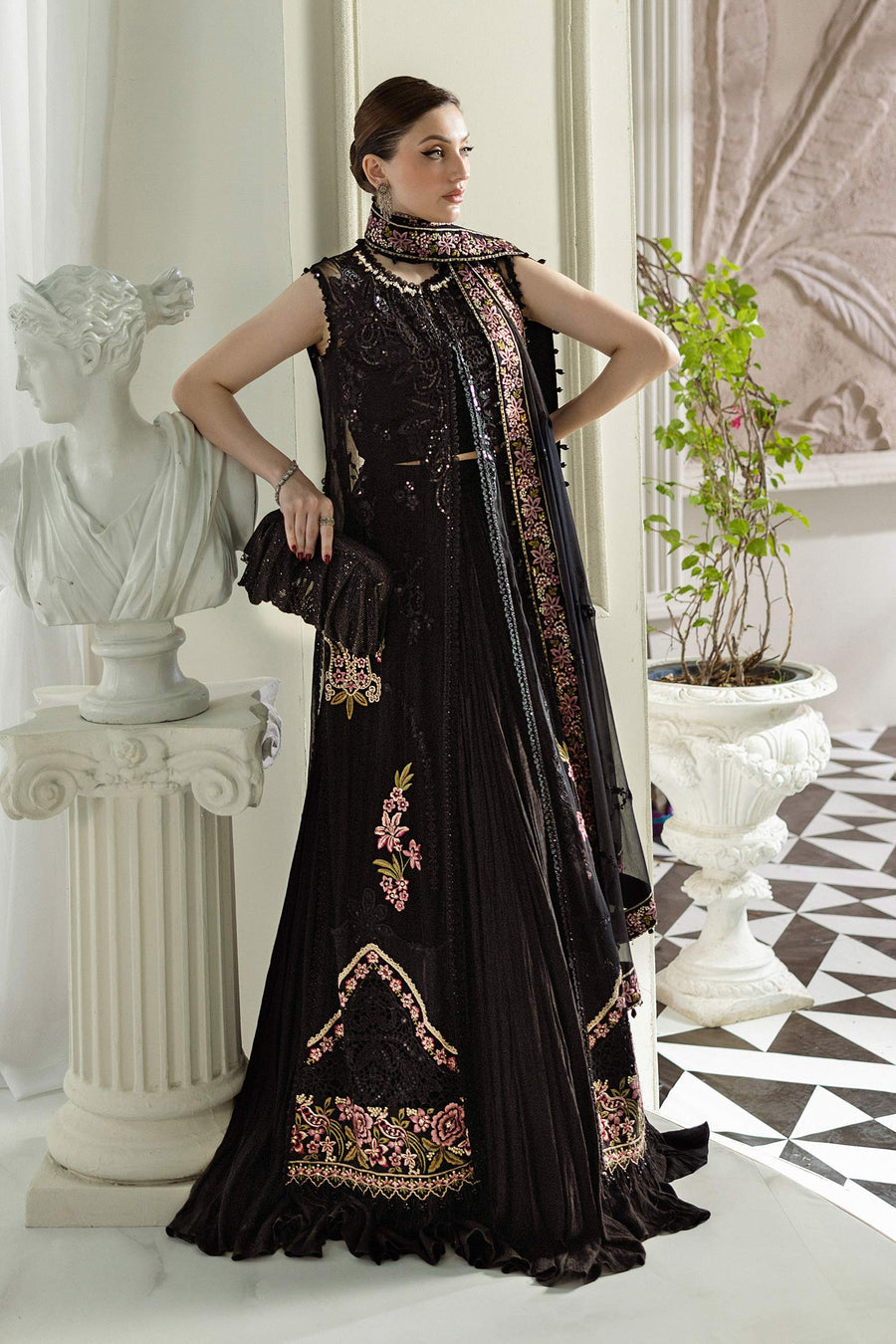 Buy Maria B Mbroidered Chiffon 2025 | MPC-25-104 Chiffon Pakistani designer dresses in UK from our website We have all Pakistani designer clothes of Maria b Chiffon 2025 Imrozia, Sobia Nazir Various Pakistani boutique dresses can be bought online from our website Lebaasonline in UK , USA, America
