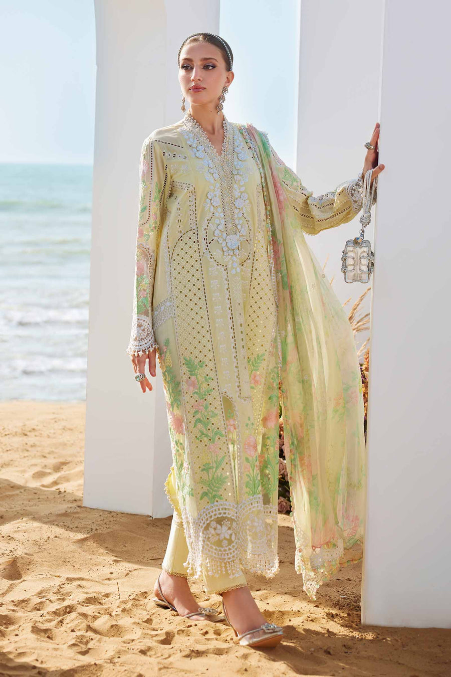 Shop the latest Luxury Eid Lawn collection of Maria B Eid Lawn 2025 Clothes Unstitched/ready 3 Piece Suits for Winter 2025 and also for Spring/Summer. Available for customisation at LebaasOnline. Maria B's latest lawn, digital print attire and MBROIDERED Pakistani Suits for Women in the UK, USA