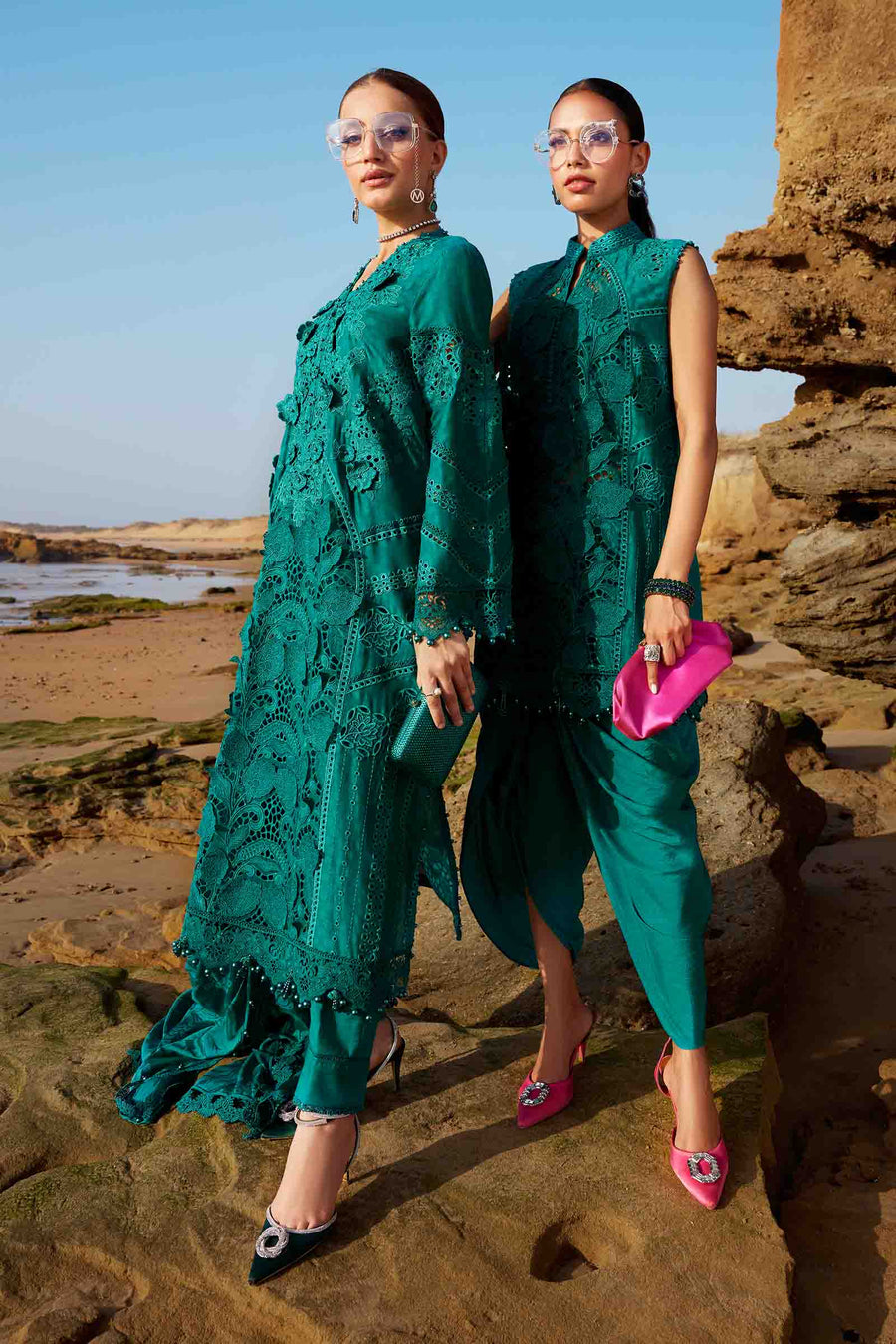 Shop the latest Luxury Lawn collection of Maria B Lawn Eid II 2025 Clothes Unstitched/ready 3 Piece Suits for Winter 2025 and also for Spring/Summer. Available for customisation at LebaasOnline. Maria B's latest lawn, digital print attire and MBROIDERED Pakistani Suits for Women in the UK, USA