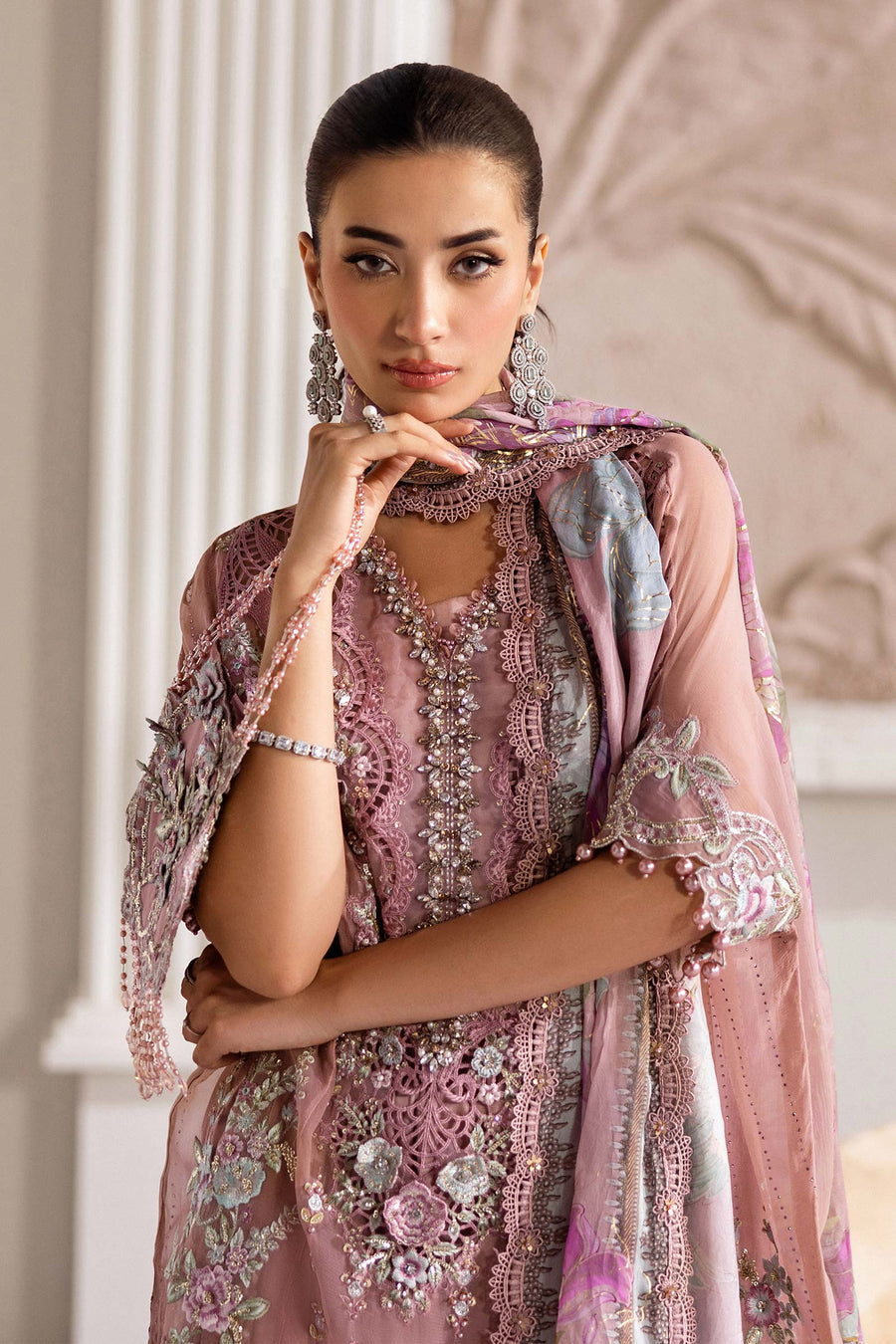 Buy Maria B Mbroidered Chiffon 2025 | MPC-25-105 Chiffon Pakistani designer dresses in UK from our website We have all Pakistani designer clothes of Maria b Chiffon 2025 Imrozia, Sobia Nazir Various Pakistani boutique dresses can be bought online from our website Lebaasonline in UK , USA, America