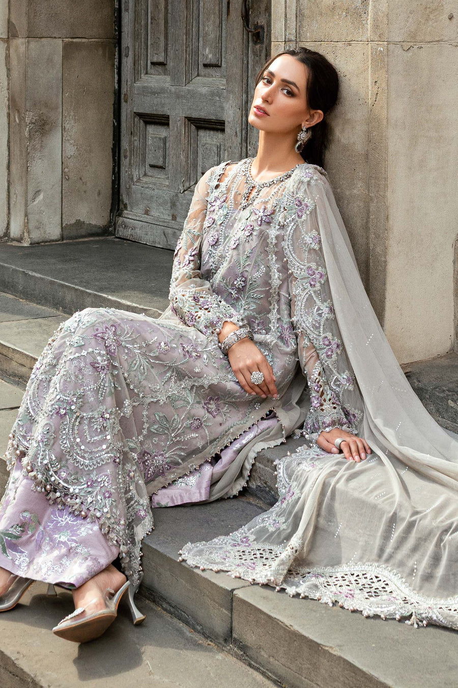 Shop the latest Soiree Formal collection of Maria B 2025 Clothes Unstitched/ready 3 Piece Suits for Winter 2025 and also for Spring/Summer. Available for customisation at LebaasOnline. Maria B's latest lawn, digital print attire and MBROIDERED Pakistani Suits for Women in the UK, USA