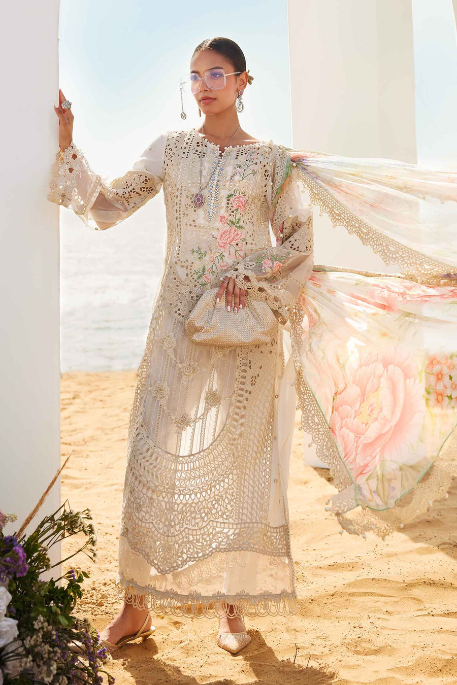 Shop the latest Luxury Lawn collection of Maria B Lawn Eid II 2025 Clothes Unstitched/ready 3 Piece Suits for Winter 2025 and also for Spring/Summer. Available for customisation at LebaasOnline. Maria B's latest lawn, digital print attire and MBROIDERED Pakistani Suits for Women in the UK, USA