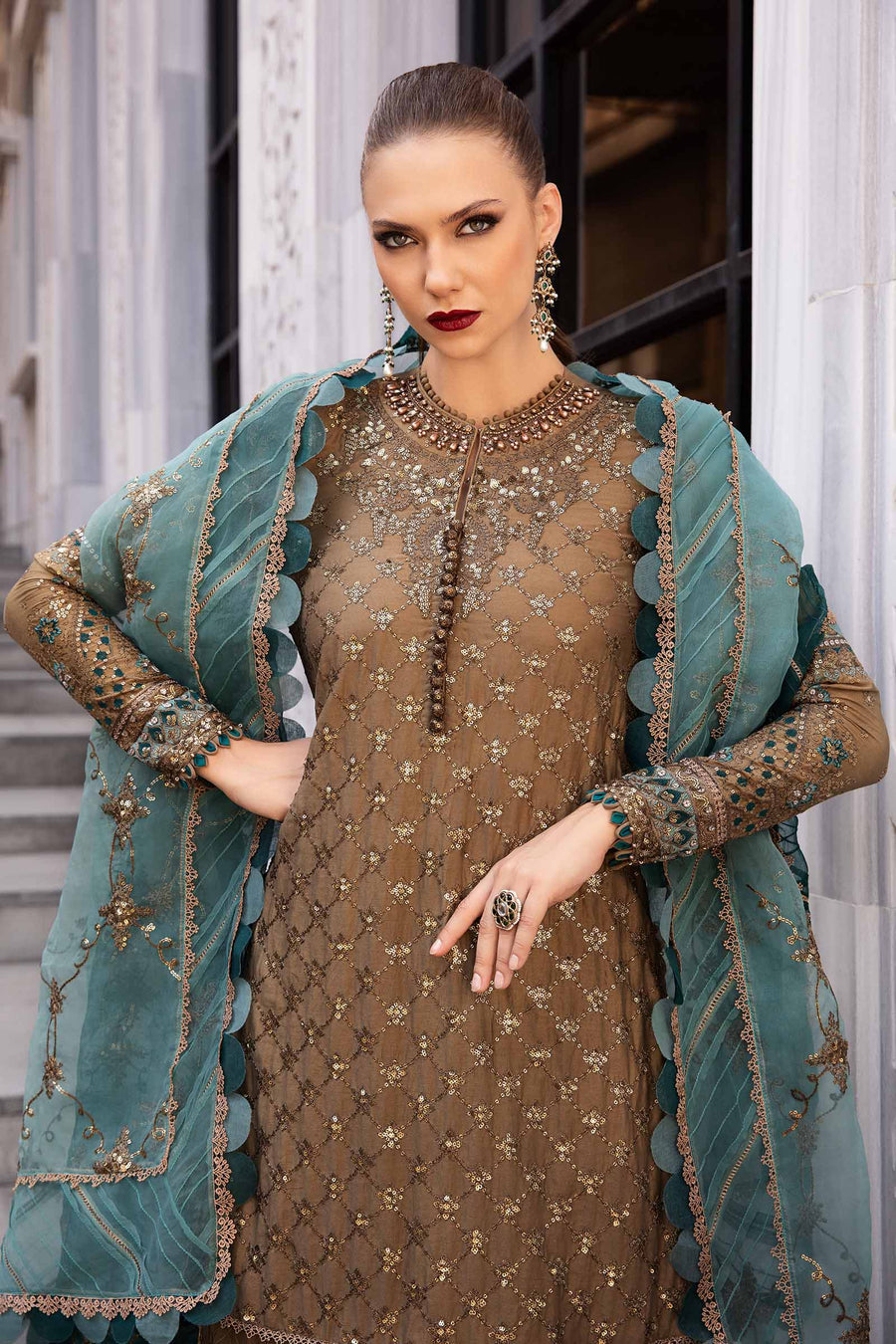 Buy MARIA B SATIN 2024 PAKISTANI GARARA SUITS ONLINE USA with customization. We have various brands such as MARIA B WEDDING DRESSES. PAKISTANI WEDDING DRESSES BIRMINGHAM are trending in evening/party wear. MARIA B SALE dresses can be stitched in UK, USA, France, Australia Lebaasonline in SALE!