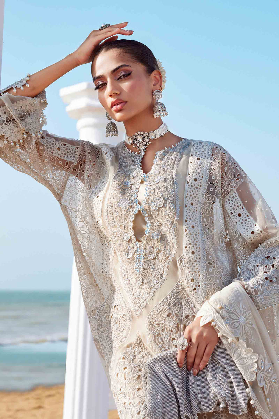 Shop the latest Luxury Lawn collection of Maria B Lawn Eid II 2025 Clothes Unstitched/ready 3 Piece Suits for Winter 2025 and also for Spring/Summer. Available for customisation at LebaasOnline. Maria B's latest lawn, digital print attire and MBROIDERED Pakistani Suits for Women in the UK, USA