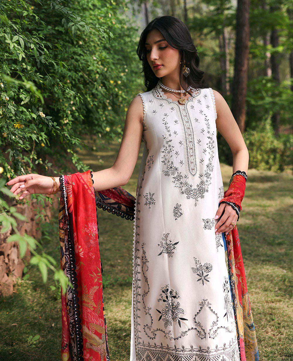 Buy Republic Womenswear | TALIA Summer Lawn '25 | LUNARA (D1-B) wear for the Pakistani look. The heavy embroidery salwar kameez, Designer designs of Republic women's wear, Maria B, Asim Jofa, Crimson are available in our Pakistani designer boutique. Get Velvet suits in UK USA, UAE, France from Lebaasonline @ Sale Prize.