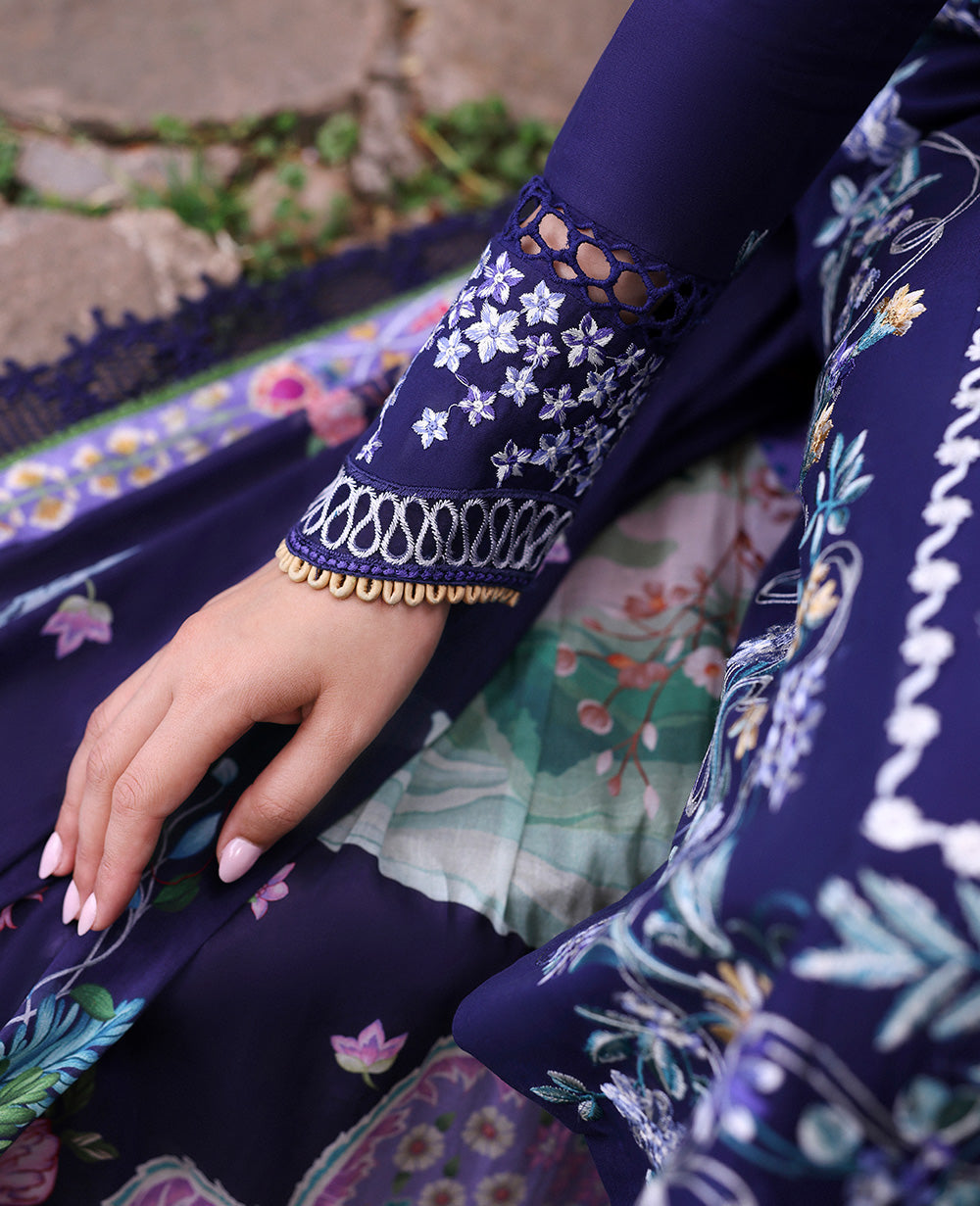 Buy Republic Womenswear | TALIA Summer Lawn '25 | SAIA (D3-B) wear for the Pakistani look. The heavy embroidery salwar kameez, Designer designs of Republic women's wear, Maria B, Asim Jofa, Crimson are available in our Pakistani designer boutique. Get Velvet suits in UK USA, UAE, France from Lebaasonline @ Sale Prize.