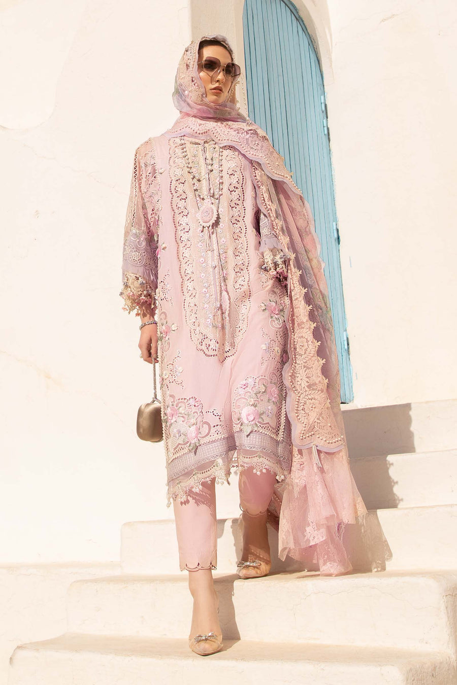 Shop the latest Luxury Lawn collection of Maria B Lawn 2024 Clothes Unstitched/ready 3 Piece Suits for Winter 2024 and also for Spring/Summer. Available for customisation at LebaasOnline. Maria B's latest lawn, digital print attire and MBROIDERED Pakistani Suits for Women in the UK, USA - Next Day Delivery!