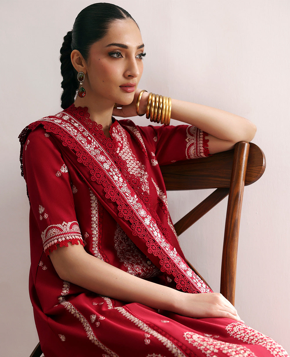 Buy Republic Womenswear | TALIA Summer Lawn '25 | EVARA (D6-A) wear for the Pakistani look. The heavy embroidery salwar kameez, Designer designs of Republic women's wear, Maria B, Asim Jofa, Crimson are available in our Pakistani designer boutique. Get Velvet suits in UK USA, UAE, France from Lebaasonline @ Sale Prize.