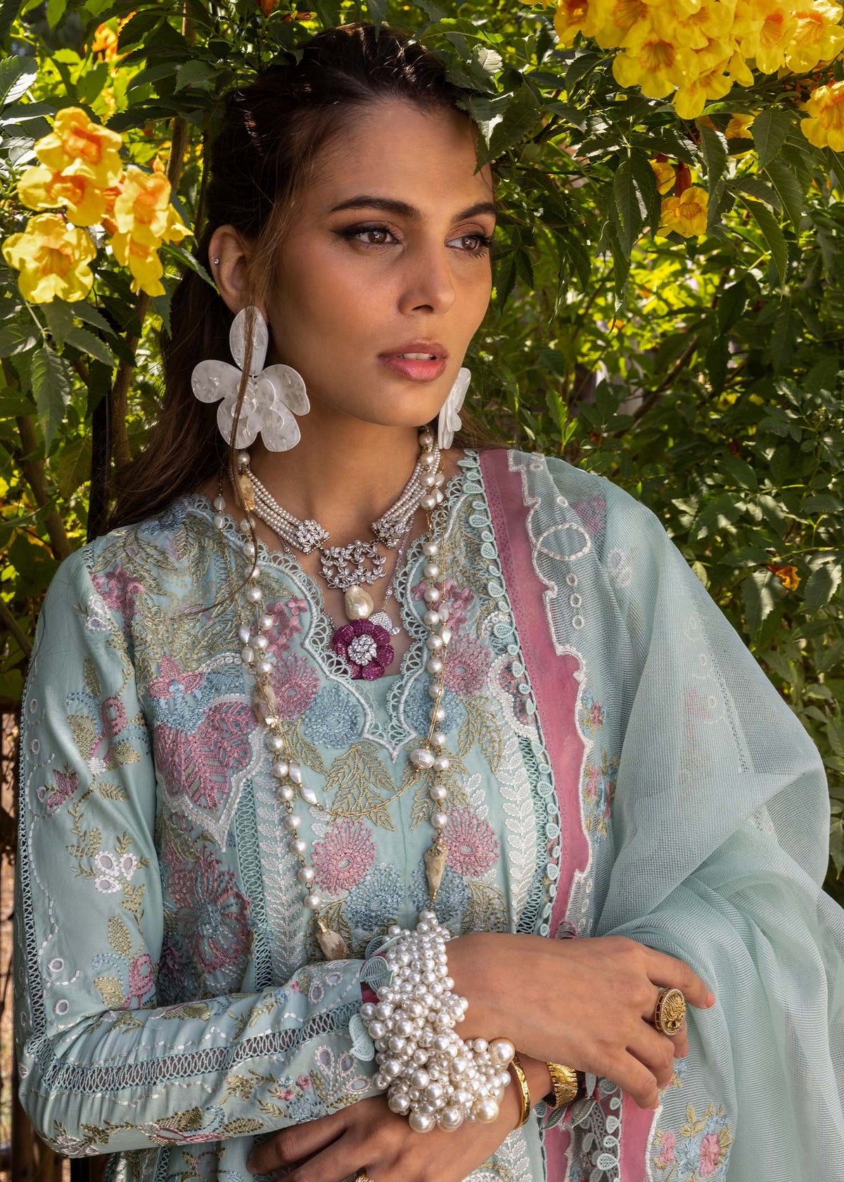 Buy CRIMSON X SAIRA SHAKIRA LUXURY LAWN 2025 for Eid dress from our official website We are the no. 1 stockists in the world for Crimson Luxury, Maria B Ready to wear. All Pakistani dresses customization and Ready to Wear dresses are easily available in Spain, UK Austria from Lebaasonline at best price.