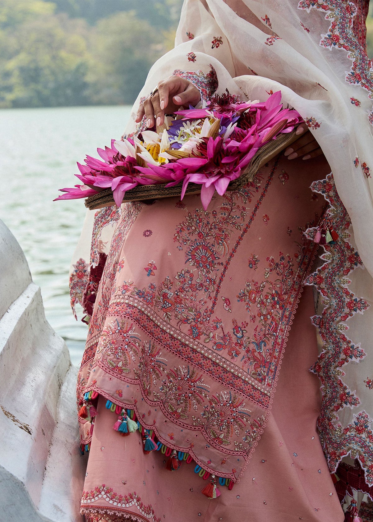HUSSAIN REHAR Lawn dress is extremely trending for Winter luxury lawns. The PAKISTANI DRESSES ONLINE are available for this wedding season. Get the exclusive customized Hussain rehar Dresses unstitched and stitched PAKISTANI DRESSES IN UK from our PAKISTANI BOUTIQUE in UK, USA, Austria from Lebaasonline