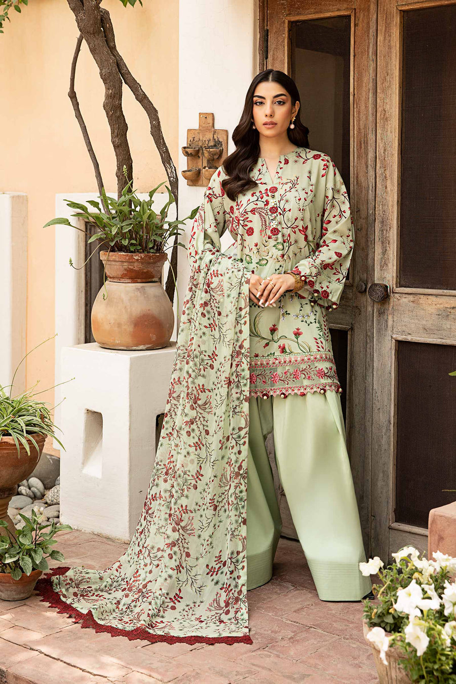 Shop the latest Mbasic Eid II collection of Maria B Eid 2025 Clothes Unstitched/ready 3 Piece Suits for Winter 2025 and also for Spring/Summer. Available for customisation at LebaasOnline. Maria B's latest lawn, digital print attire and MBROIDERED Pakistani Suits for Women in the UK, USA