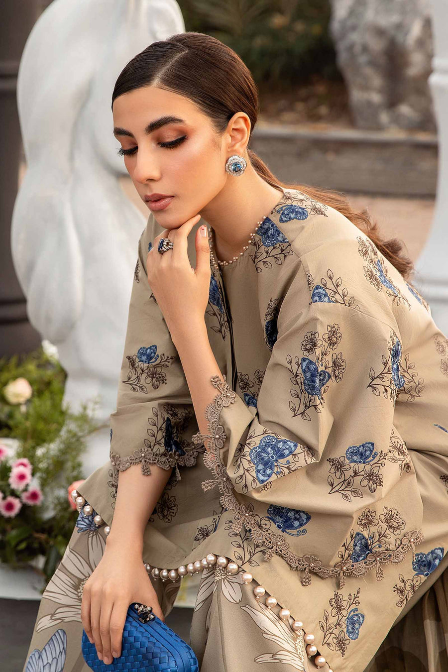 MARIA B | M PRINTS 2024 Teal dress by Maria B Pakistani Summer dresses 2024 at Lebaasonline. Discover Maria B Pakistani Fashion Clothing UK that matches to your style for this Summer. Shop today Pakistani Wedding dresses USA on discount price! Get express shipping in Belgium, UK, USA, France in SALE!