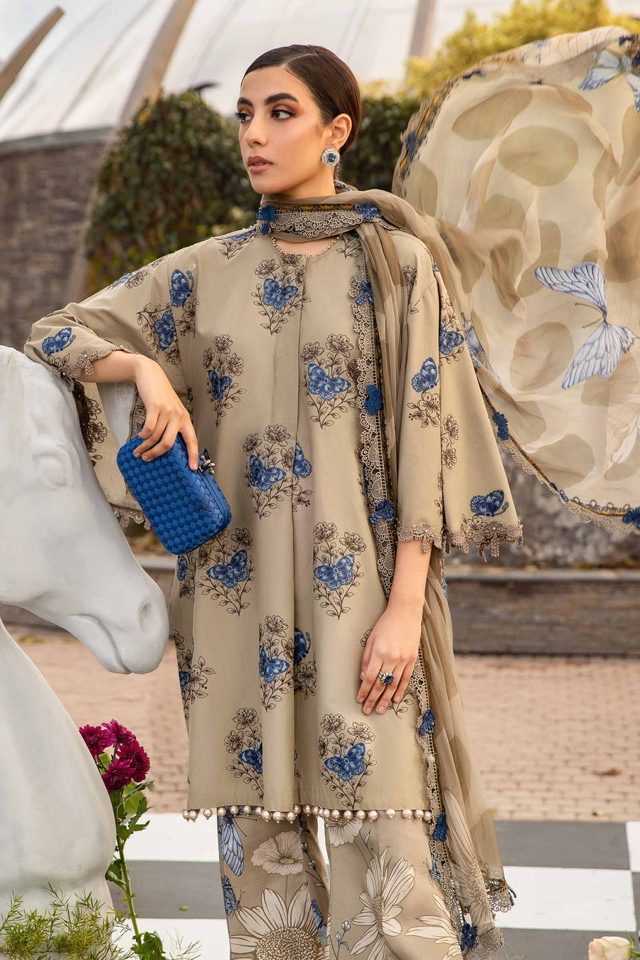 MARIA B | M PRINTS 2024 Teal dress by Maria B Pakistani Summer dresses 2024 at Lebaasonline. Discover Maria B Pakistani Fashion Clothing UK that matches to your style for this Summer. Shop today Pakistani Wedding dresses USA on discount price! Get express shipping in Belgium, UK, USA, France in SALE!