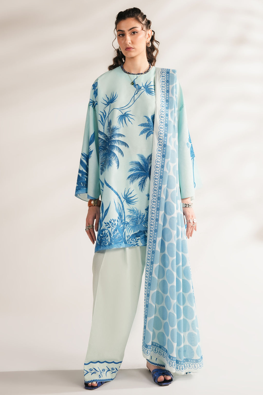 Buy Zaha by KHADIJAH SHAH Poplin Fall'25 Collection 2025 Online at Great Price! Available For Next Day Delivery in UK, France & Germany. Zaha dresses created by Khadija Shah from Pakistan & for SALE in the UK, USA, Manchester & London. Book now ready to wear & unstitched