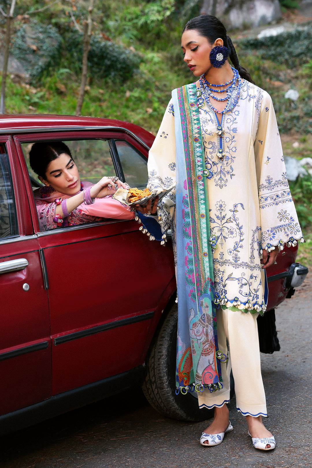ELAN LAWN N COLLECTION '25 PAKISTANI DESIGNER SUITS ONLINE UK USA. Buy Now Elan UK Embroidered Collection of PAKISTANI SALWAR SUITS Originals! Unstitched and ready to wear Stitched suits for Indian Pakistani women available for Next Day Delivery in UK USA France Germany & Australia from Lebaasonline