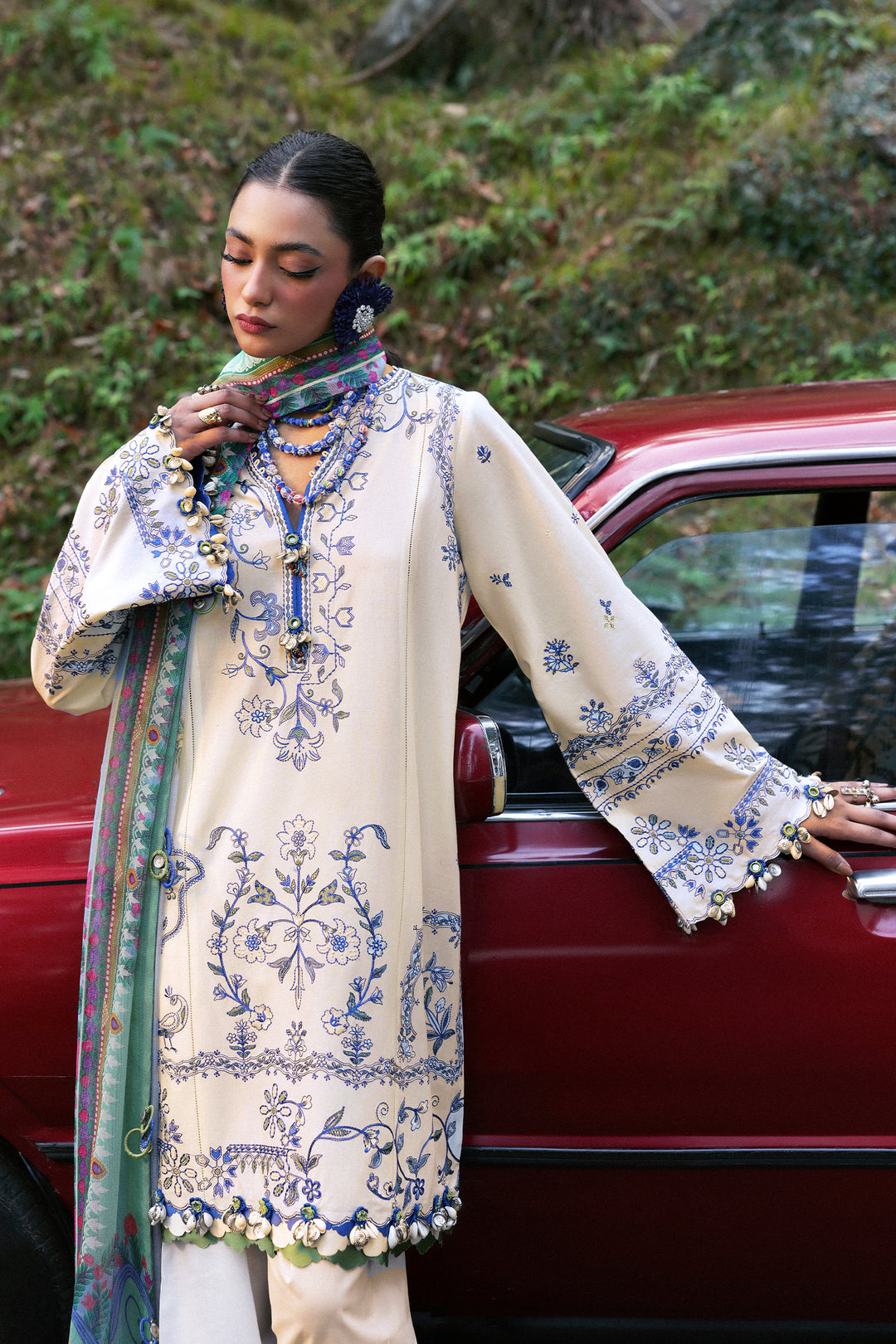 ELAN LAWN N COLLECTION '25 PAKISTANI DESIGNER SUITS ONLINE UK USA. Buy Now Elan UK Embroidered Collection of PAKISTANI SALWAR SUITS Originals! Unstitched and ready to wear Stitched suits for Indian Pakistani women available for Next Day Delivery in UK USA France Germany & Australia from Lebaasonline