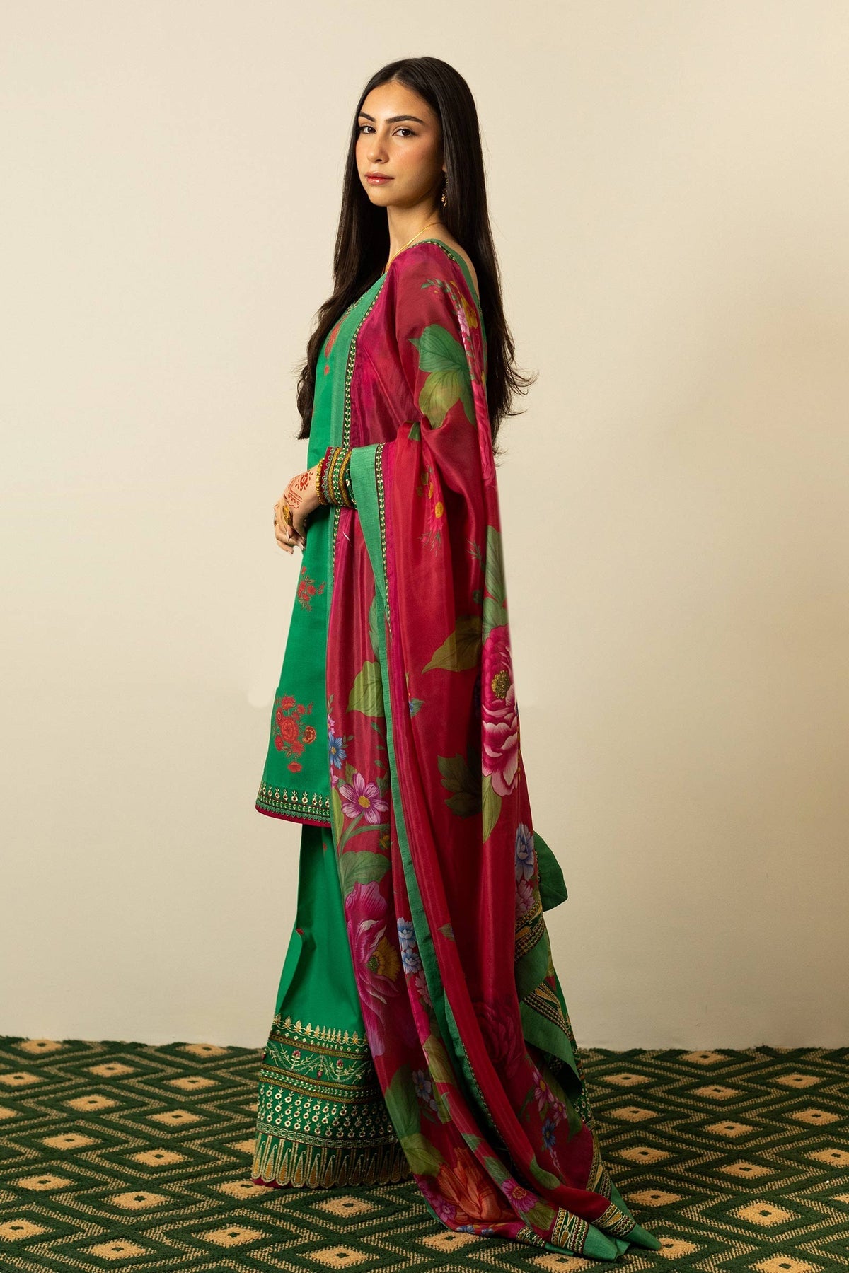 Buy Zara Shahjahan Lawn II - '23 Pakistani Embroidered Clothes For Women at Our Online Designer Boutique UK, Indian & Pakistani Wedding dresses online UK, Asian Clothes UK Jazmin Suits USA, Baroque Chiffon Collection 2023 & Eid Collection Outfits in USA on express shipping available @ Lebaasonline.