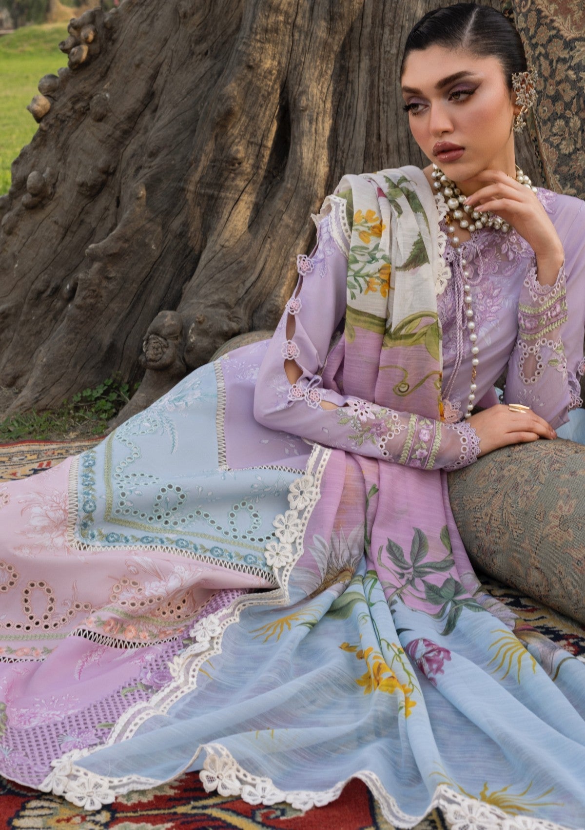 Buy SAIRA SHAKIRA BLOOM LAWN 2026 (AVA-1B) for Eid dress from our official website We are the no. 1 stockists in the world for Crimson Luxury, Maria B Ready to wear. All Pakistani dresses customization and Ready to Wear dresses are easily available in Spain, UK Austria from Lebaasonline at best price.