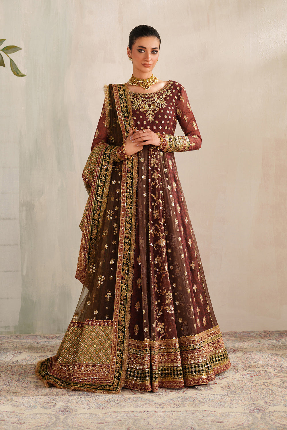 Barouq EMBROIDERED CHIFFON SF-4376
