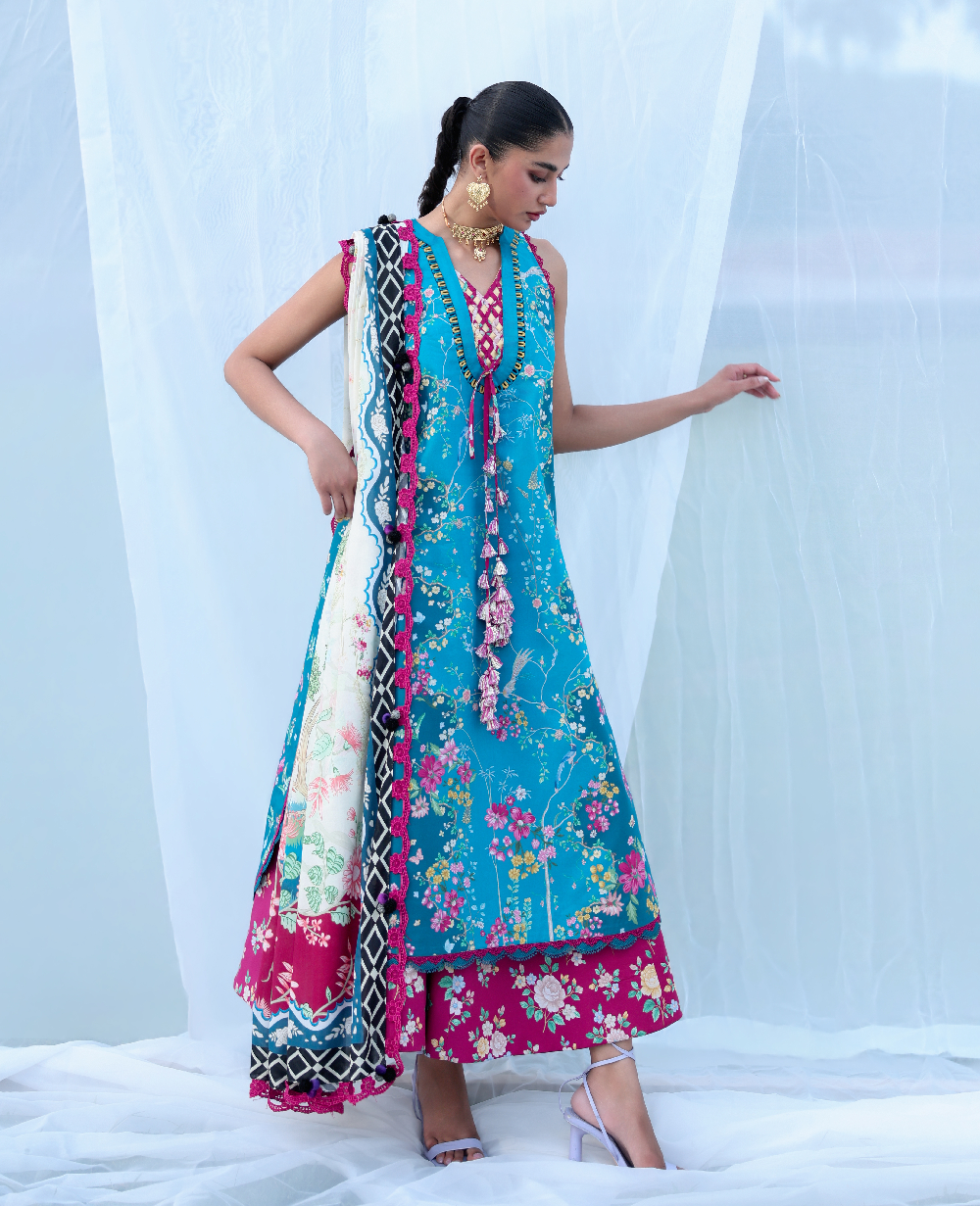 Buy Republic Womenswear | NEOMA Summer Prints '26 | Zariyah wear for the Pakistani look. The heavy embroidery salwar kameez, Designer designs of Republic women's wear, Maria B, Asim Jofa, Crimson are available in our Pakistani designer boutique. Get Velvet suits in UK USA, UAE, France from Lebaasonline @ Sale Prize.