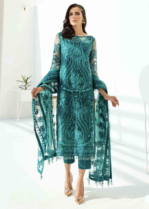 Buy Baroque | BQU-CILANTRO. Online at Great Price! Available For UK, France & Germany. Baroque dresse from Pakistan & for SALE in the UK, USA, Manchester & London. Book now ready to wear & unstitched. Shop Wedding, festive, summer or winter branded outfits from Lebaasonline