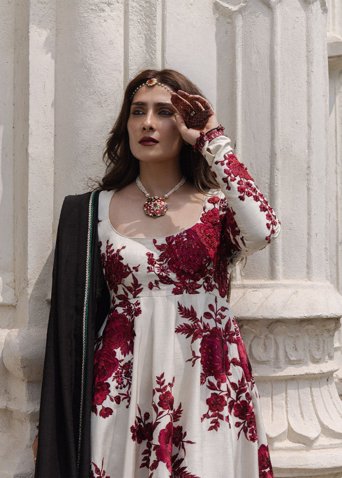 Hussain Rehar Gulnar festive wedding outfit from LebaasOnline