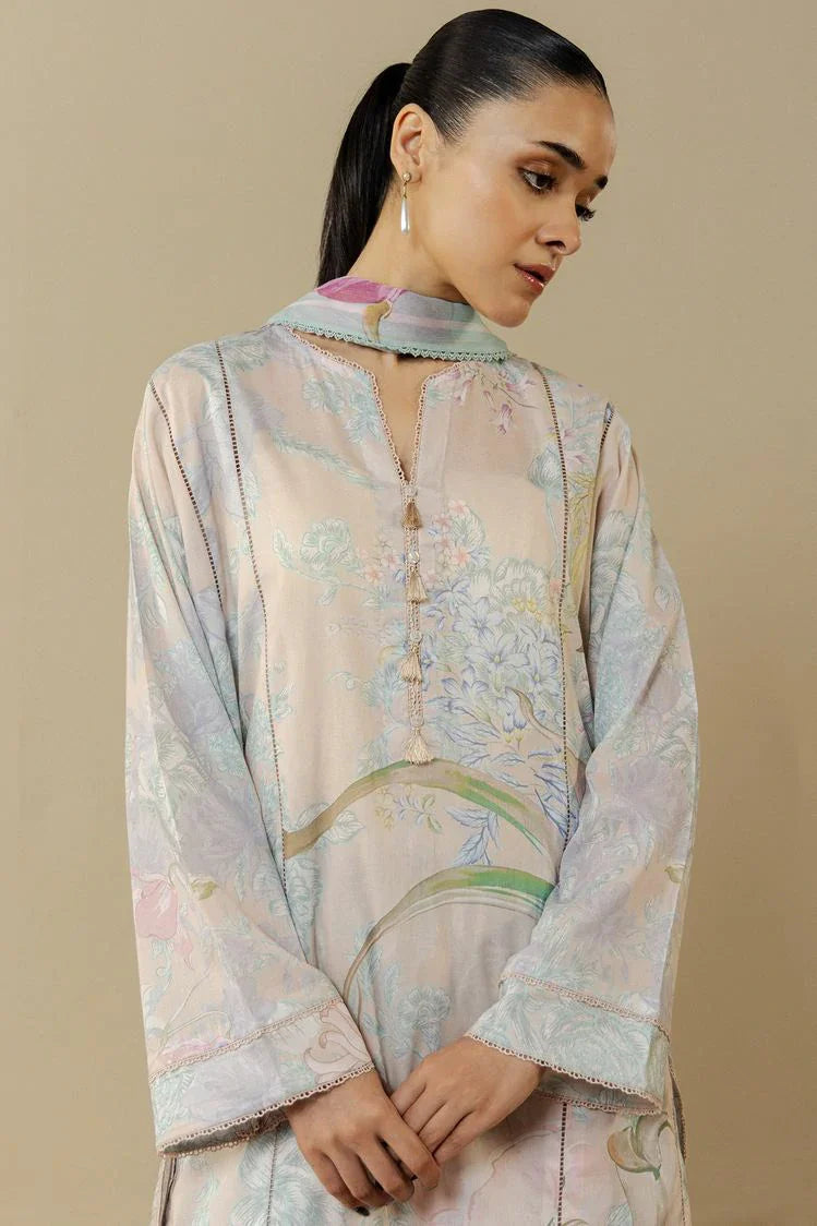 Buy Zara Shahjahan | Coco prints Drop III - 2026( Flora-2B) Pakistani Embroidered Clothes For Women at Our Online Designer Boutique UK, Indian & Pakistani Wedding dresses online UK, Asian Clothes UK Jazmin Suits USA, Baroque Chiffon Collection 2026 & Eid Collection Outfits in USA on express shipping available @ Lebaasonline.