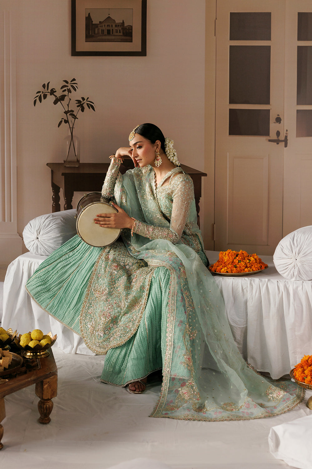 Pakistani designer wedding formal Afrozeh Dastoor UK