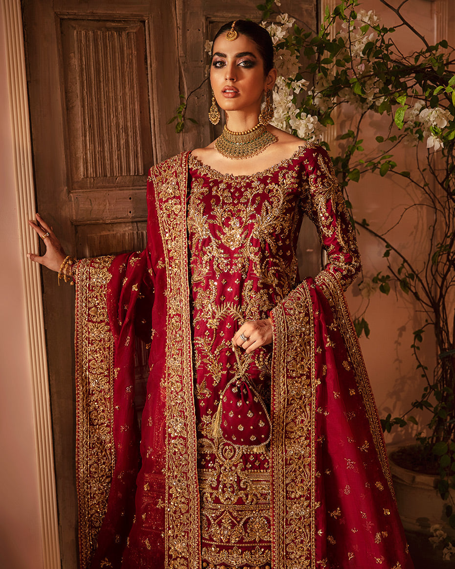 Buy Gulaal Bridal collection | Azrah B-12 Dress from Lebaasonline Pakistani Clothes Stockist in the UK @ best price- SALE Shop Gulaal Bridal 2026, Maria B Lawn 2025 Summer Suit, Pakistani Clothes Online UK for Wedding, Bridal Wear Indian & Pakistani Summer Dresses by Gulaal in the UK & USA at LebaasOnline