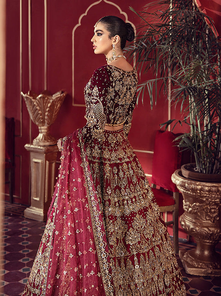 Buy Gulaal Bridal collection | Husna B-05 Dress from Lebaasonline Pakistani Clothes Stockist in the UK @ best price- SALE Shop Gulaal Bridal 2026, Maria B Lawn 2025 Summer Suit, Pakistani Clothes Online UK for Wedding, Bridal Wear Indian & Pakistani Summer Dresses by Gulaal in the UK & USA at LebaasOnline