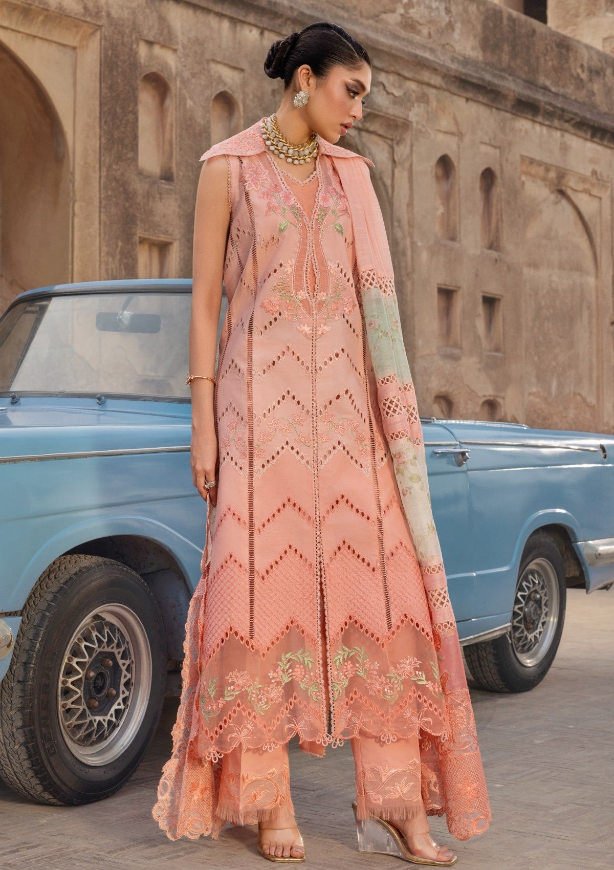 Buy SAIRA SHAKIRA BLOOM LAWN 2026 (Ambre-7A) for Eid dress from our official website We are the no. 1 stockists in the world for Crimson Luxury, Maria B Ready to wear. All Pakistani dresses customization and Ready to Wear dresses are easily available in Spain, UK Austria from Lebaasonline at best price.
