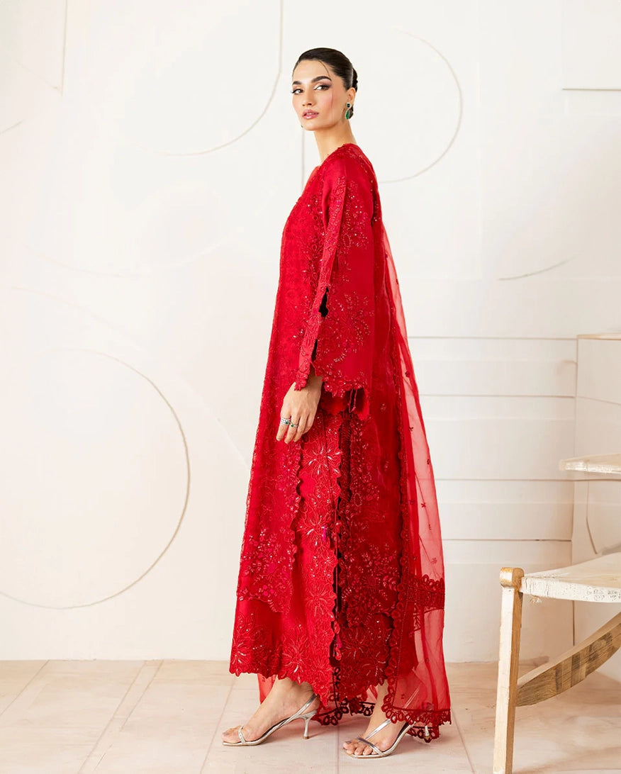 Buy MUSHQ | Zarminay 2026-Pret - "Rubea" Designer Dresses Is an exclusively available for online UK @lebaasonline. PAKISTANI WEDDING DRESSES ONLINE UK can be customized at Pakistani designer boutique in USA, UK, France, Dubai, Saudi, London. Get Pakistani & Indian velvet BRIDAL DRESSES ONLINE USA at Lebaasonline.