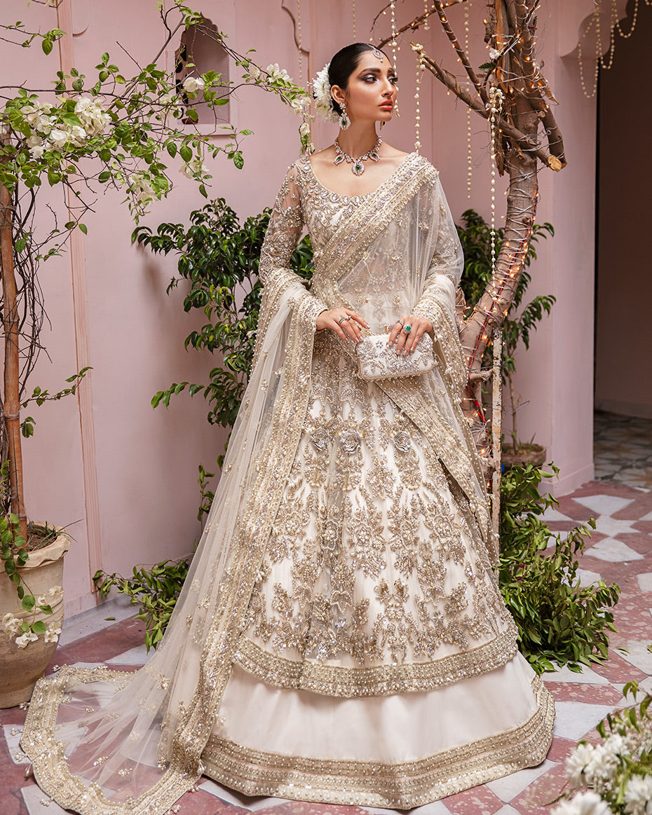 Buy Gulaal Bridal collection | Zareena B-16 Dress from Lebaasonline Pakistani Clothes Stockist in the UK @ best price- SALE Shop Gulaal Bridal 2026, Maria B Lawn 2025 Summer Suit, Pakistani Clothes Online UK for Wedding, Bridal Wear Indian & Pakistani Summer Dresses by Gulaal in the UK & USA at LebaasOnline