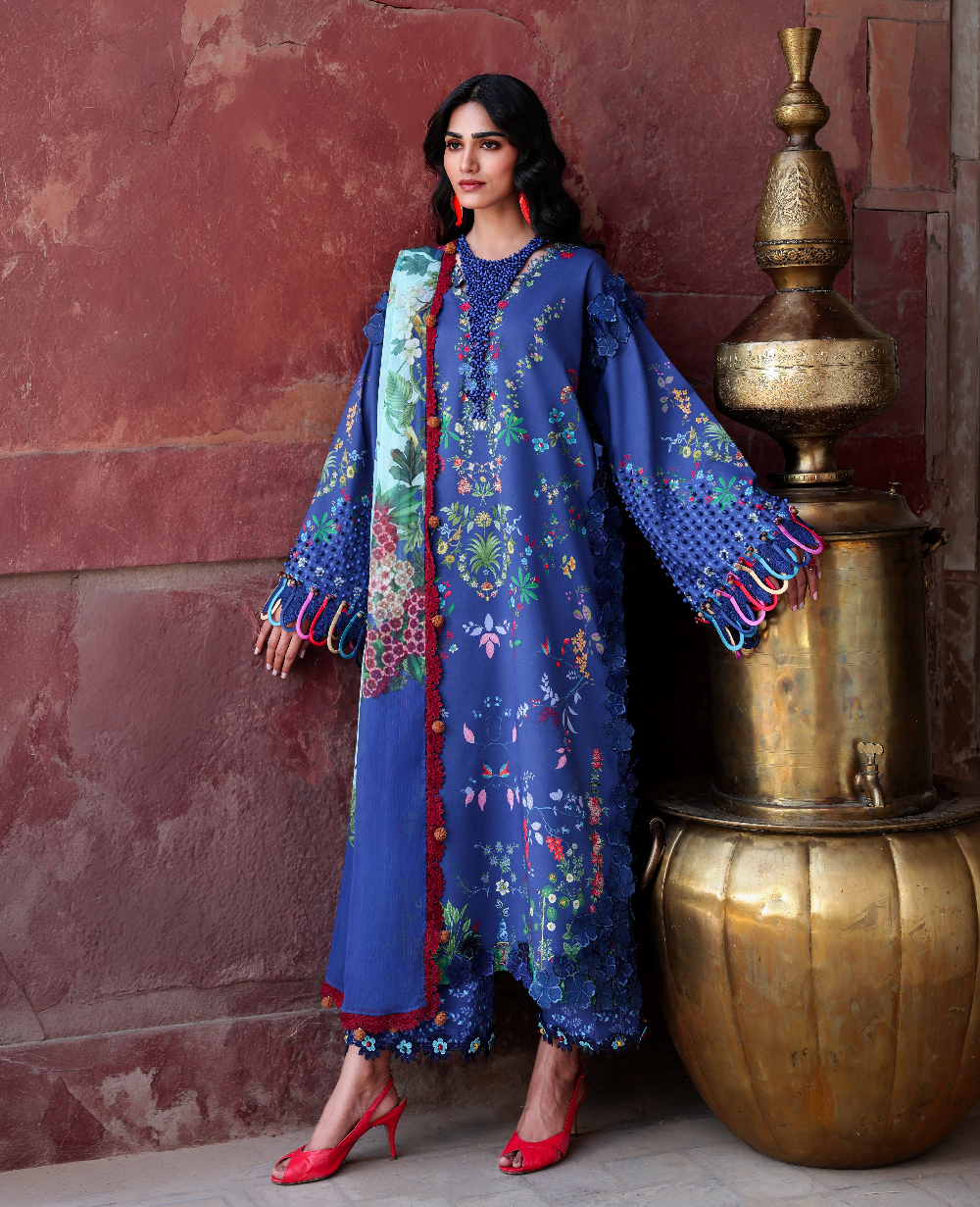Buy Republic Womenswear | NEOMA Summer Prints '26 | Neelum wear for the Pakistani look. The heavy embroidery salwar kameez, Designer designs of Republic women's wear, Maria B, Asim Jofa, Crimson are available in our Pakistani designer boutique. Get Velvet suits in UK USA, UAE, France from Lebaasonline @ Sale Prize.