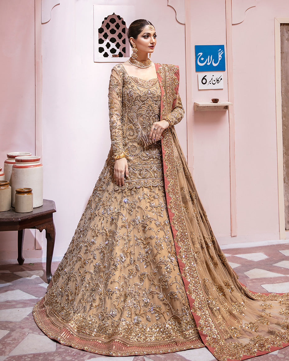 Buy Gulaal Bridal collection | Mehtab B-10 Dress from Lebaasonline Pakistani Clothes Stockist in the UK @ best price- SALE Shop Gulaal Bridal 2026, Maria B Lawn 2025 Summer Suit, Pakistani Clothes Online UK for Wedding, Bridal Wear Indian & Pakistani Summer Dresses by Gulaal in the UK & USA at LebaasOnline
