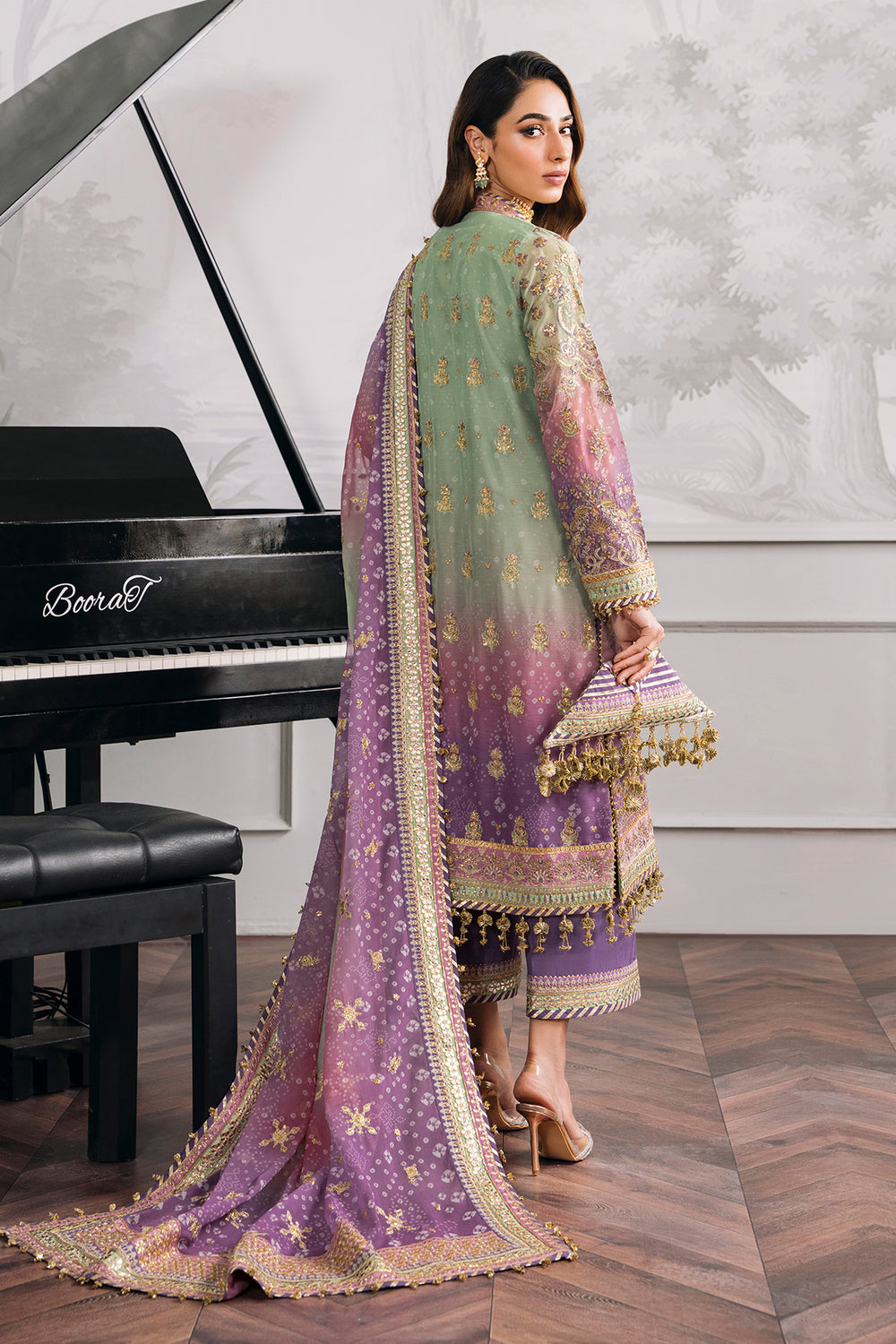 Buy Baroque | EMBROIDERED CHIFFON CH12-08 Online at Great Price! Available For UK, France & Germany. Baroque dresse from Pakistan & for SALE in the UK, USA, Manchester & London. Book now ready to wear & unstitched. Shop Wedding, festive, summer or winter branded outfits from Lebaasonline
