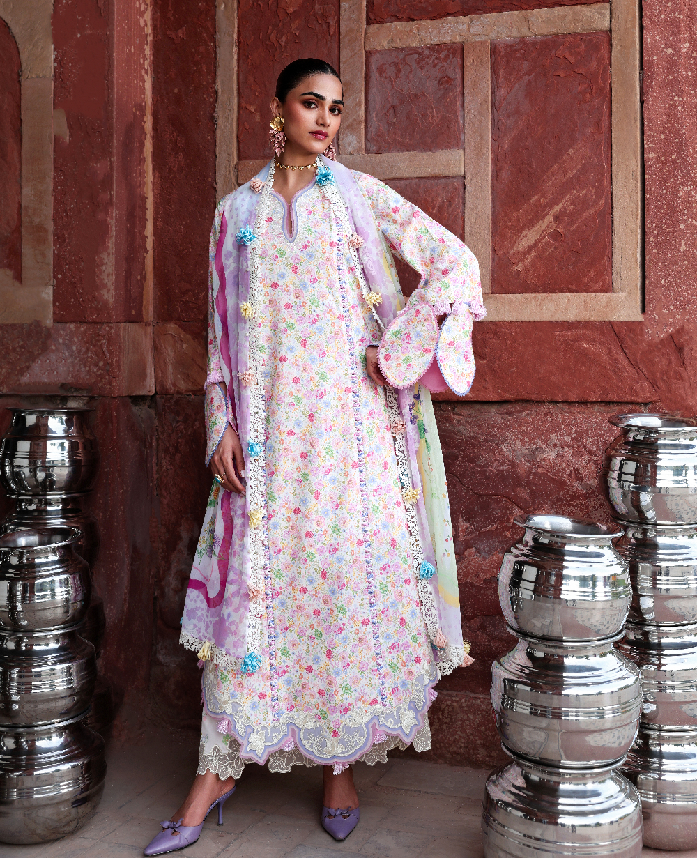 Buy Republic Womenswear | NEOMA Summer Prints '26 | Meher wear for the Pakistani look. The heavy embroidery salwar kameez, Designer designs of Republic women's wear, Maria B, Asim Jofa, Crimson are available in our Pakistani designer boutique. Get Velvet suits in UK USA, UAE, France from Lebaasonline @ Sale Prize.