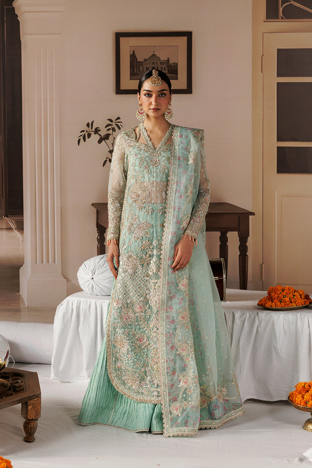 Afrozeh Shehnai Wedding Formals 26 Dastoor Pakistani designer bridal suit