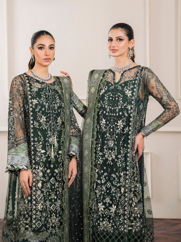 Buy Baroque | Embroidered Luxury Net Unstitched 3Pc Suit EC-05. Online at Great Price! Available For UK, France & Germany. Baroque dresse from Pakistan & for SALE in the UK, USA, Manchester & London. Book now ready to wear & unstitched. Shop Wedding, festive, summer or winter branded outfits from Lebaasonline