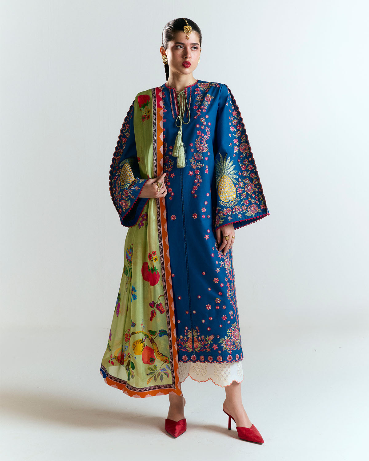 Buy jugnu by Hussain Rehar Embroidered 3pc suit from Lebaasonline delivery available in UK USA France Germany and other countries. Shop summer winter and wedding season outfits.