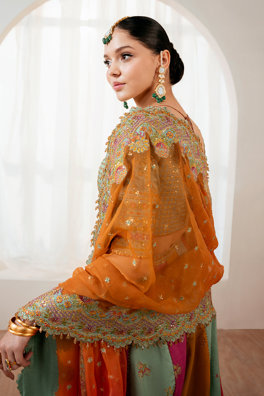 Buy Baroque | EMBROIDERED SILK UF-4036 Online at Great Price! Available For UK, France & Germany. Baroque dresse from Pakistan & for SALE in the UK, USA, Manchester & London. Book now ready to wear & unstitched. Shop Wedding, festive, summer or winter branded outfits from Lebaasonline
