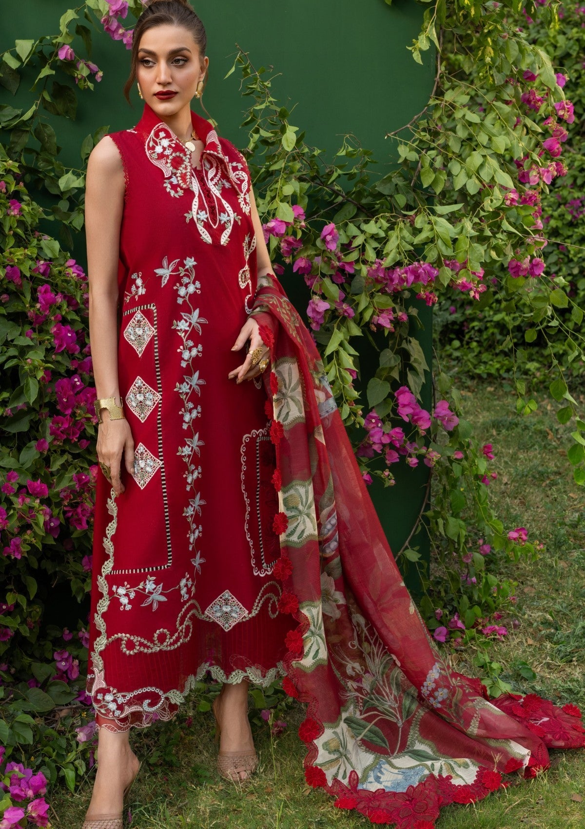 Buy SAIRA SHAKIRA BLOOM LAWN 2026 (Elise-5B) for Eid dress from our official website We are the no. 1 stockists in the world for Crimson Luxury, Maria B Ready to wear. All Pakistani dresses customization and Ready to Wear dresses are easily available in Spain, UK Austria from Lebaasonline at best price.