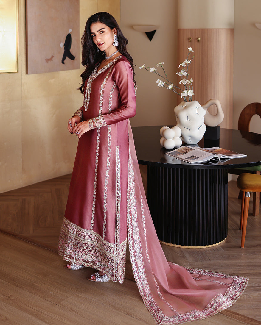 Buy MUSHQ | Zarminay 2026-Pret - "Rowa" Designer Dresses Is an exclusively available for online UK @lebaasonline. PAKISTANI WEDDING DRESSES ONLINE UK can be customized at Pakistani designer boutique in USA, UK, France, Dubai, Saudi, London. Get Pakistani & Indian velvet BRIDAL DRESSES ONLINE USA at Lebaasonline.